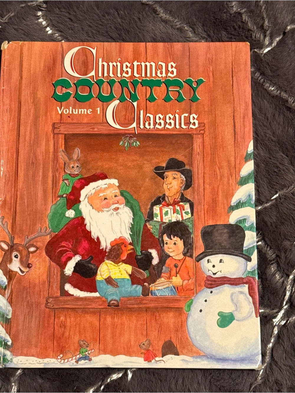Christmas Country Classics Volume 1 Illustrated Holiday Book Vintage 1996